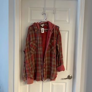 Oli & Hali Flannel Hooded Jacket